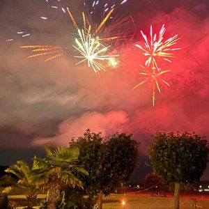Feuerwerk zum Sommerfest