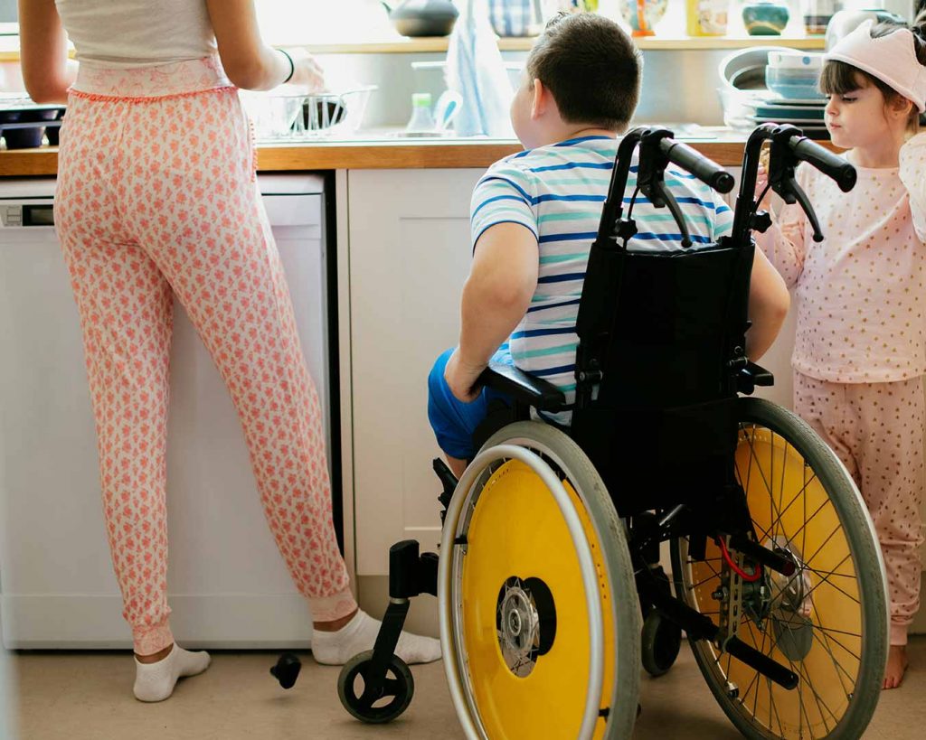 Familienalltag mit einem behinderten Kind